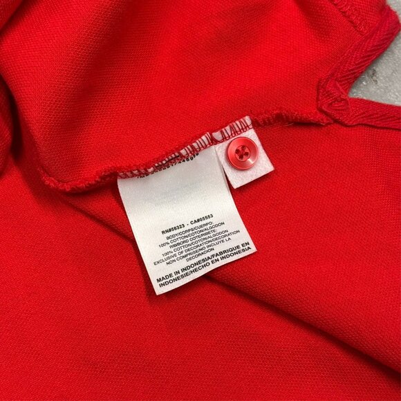 Nike Polo Shirt Ohio State Buckeyes NCAA College Sports Red Large - Picture 8 of 8